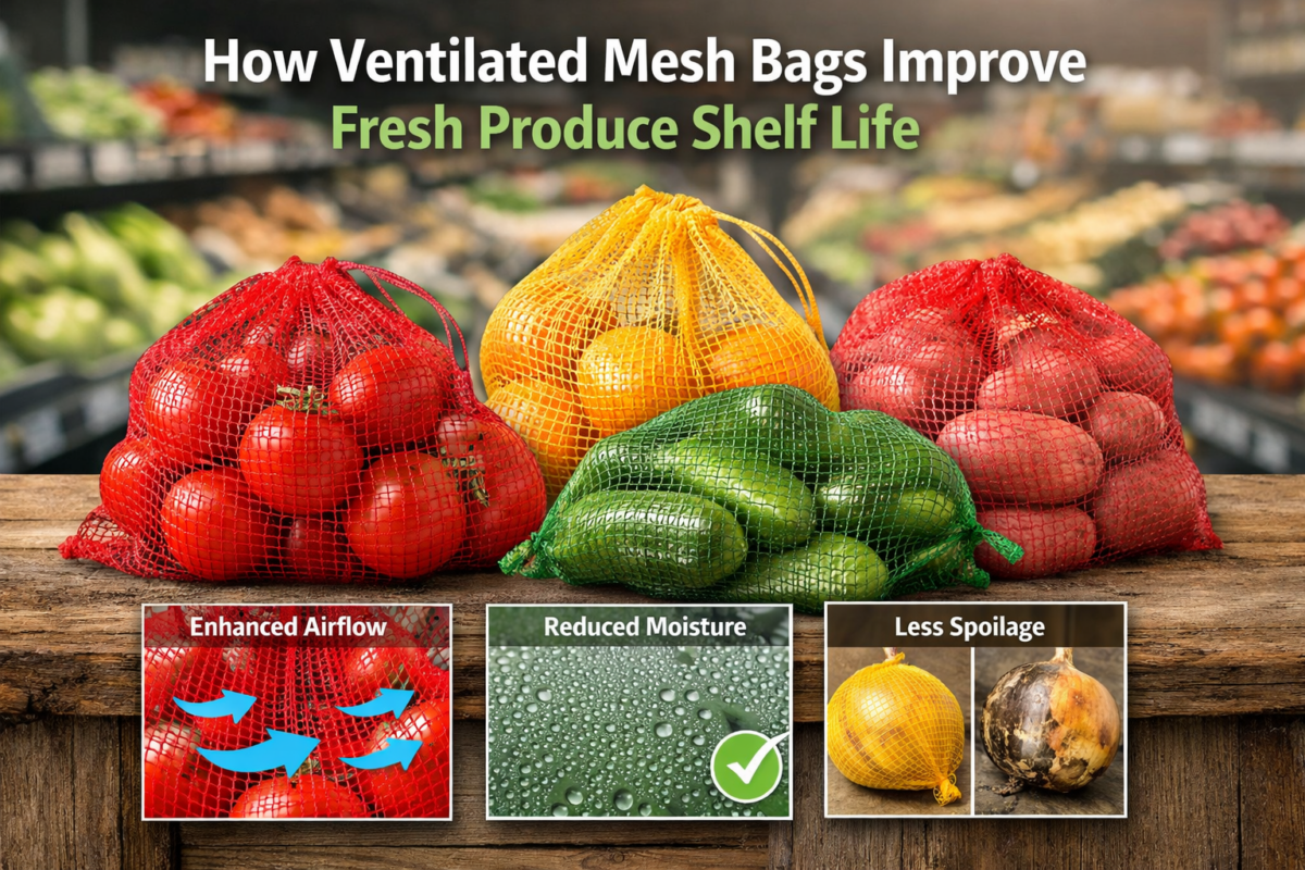 How Ventilated Mesh Bags Improve Fresh Produce Shelf Life